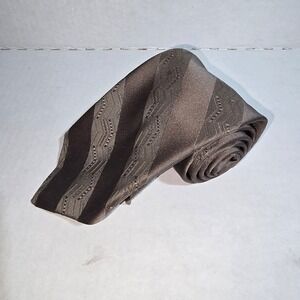 VINTAGE Carter Holmes Polyester/Silk‎ Taupe Colored Neck Tie NEW
